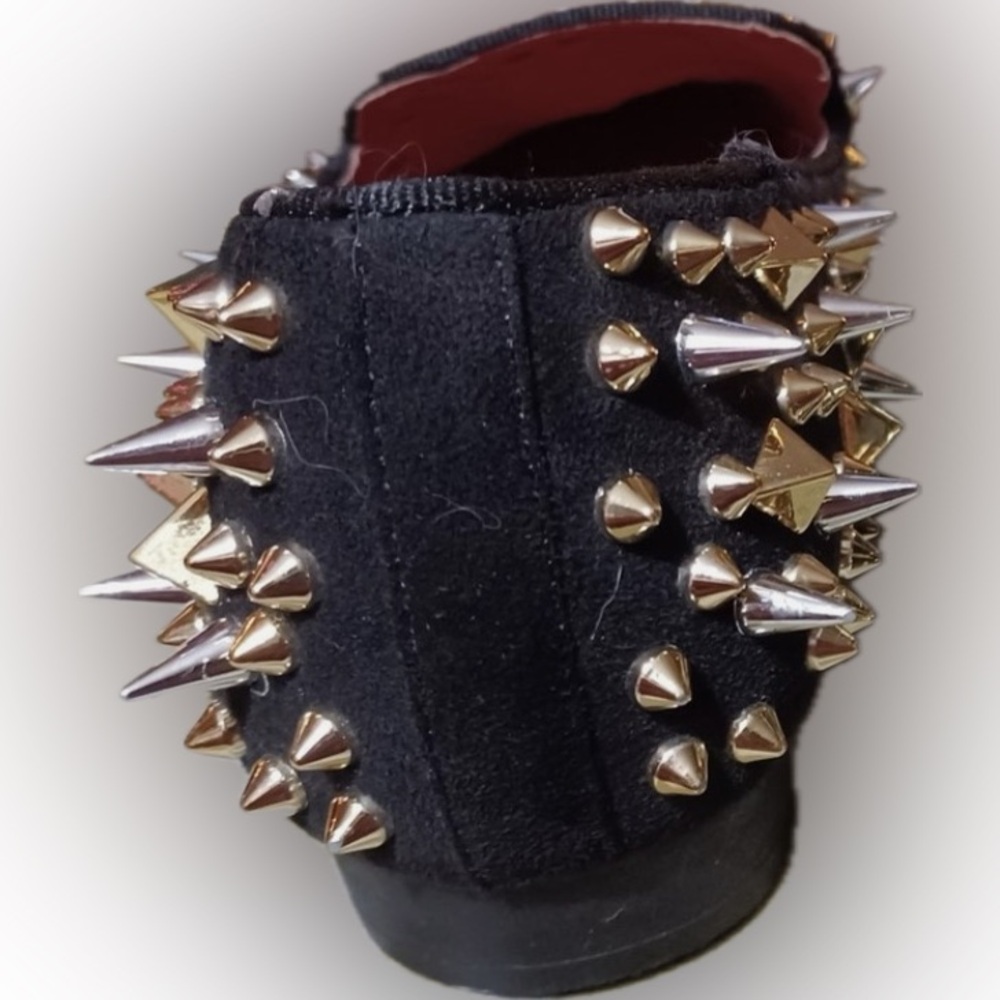 Studded Black Loafers - Picture 6 of 15